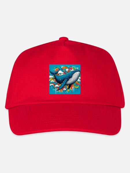 Wal - Kinder Basecap - Rot