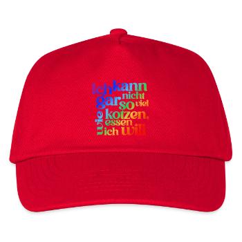 FUNNY VOMITING QUOTE REVERSED - LGBTQ - Kids’ Baseball Cap - red - Front