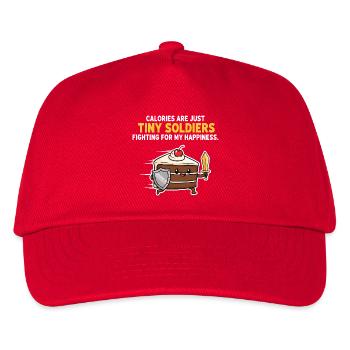 Cake Hero Calorie Fighter - Kids’ Baseball Cap - red - Front