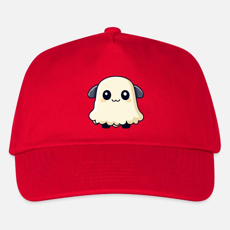 Schaf Halloween Geist - Kinder Basecap - Rot