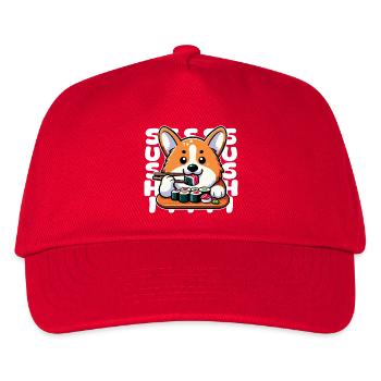 Corgi Sushi Master - Kids’ Baseball Cap - red - Front