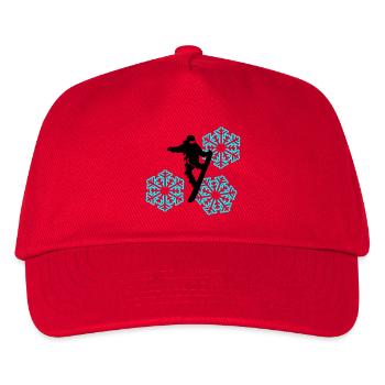 Slopestyle - Kids’ Baseball Cap - red - Front