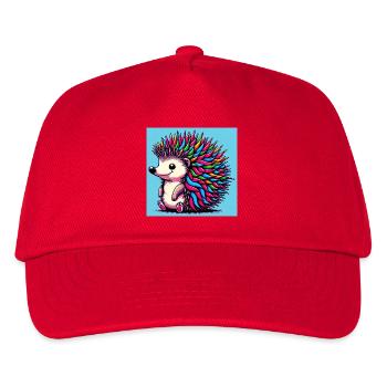 hedgehog - Kids’ Baseball Cap - red - Front