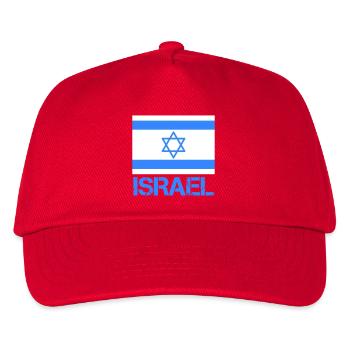 Drapeau d’Israël avec étoile de David - Casquette de baseball Enfant - rouge - Devant
