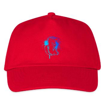 Ich liebe Motocross cooles Motiv für Motocross - Kinder Basecap - Rot - Vorne