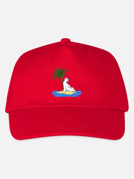 Heißer Eisbär - Kinder Basecap - Rot