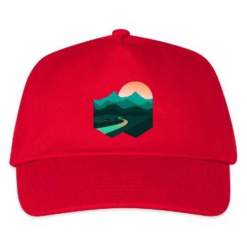 Chanson de la montagne | Édition unique - Casquette de baseball Enfant - rouge - Devant