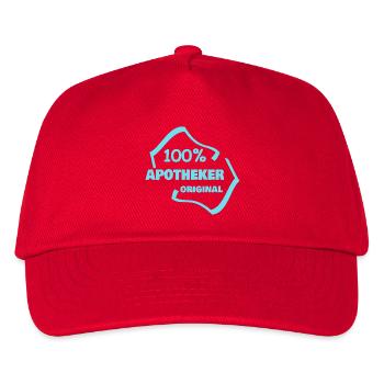 Apotheker - Kinder Basecap - Rot - Vorne