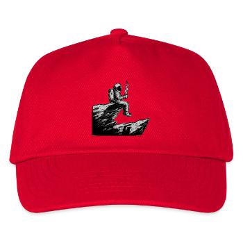 Astronaute Café Espace Falaise - Casquette de baseball Enfant - rouge - Devant