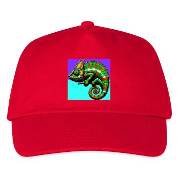 chameleon - Kids’ Baseball Cap - red - Front