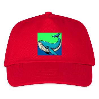 Wal - Kinder Basecap - Rot - Vorne