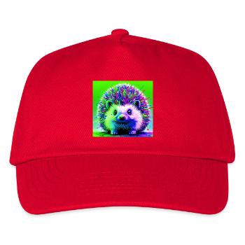 hedgehog - Kids’ Baseball Cap - red - Front