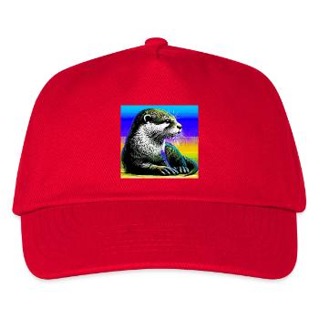 loutre - Casquette de baseball Enfant - rouge - Devant