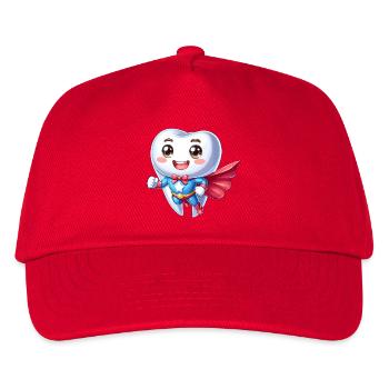 Dentiste Super-héros Dents Dents Dents Héros Se Brossant les Dents - Casquette de baseball Enfant - rouge - Devant
