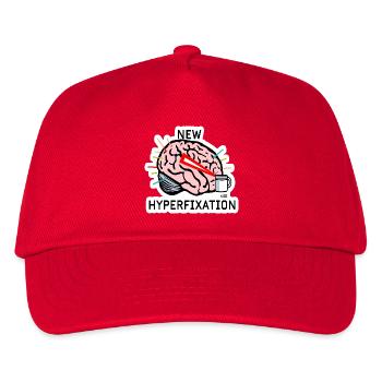 Hyperfix Brain Laser - Kids’ Baseball Cap - red - Front