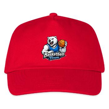 Équipe de basket-ball des Polar Bear - Casquette de baseball Enfant - rouge - Devant
