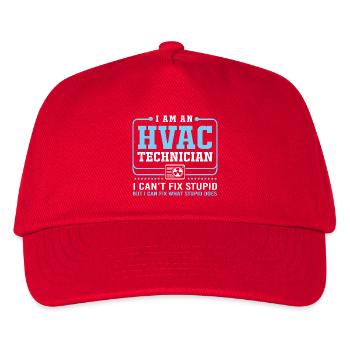 Technicien climatisation Technicien en réfrigération Chauffage - Casquette de baseball Enfant - rouge - Devant