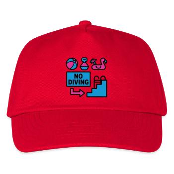 Pool Party se déroulant dans les années 90 d’été - Casquette de baseball Enfant - rouge - Devant