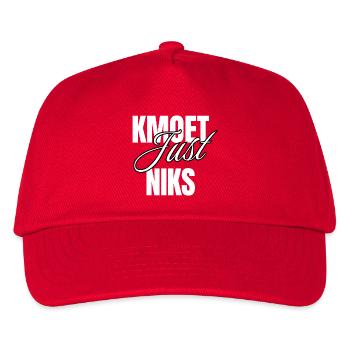 Kmoet just nothing, Antwerp dialect Shirts - Kids’ Baseball Cap - red - Front