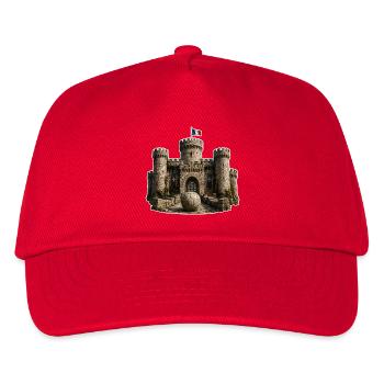 Château Fort Foot - Kids’ Baseball Cap - red - Front