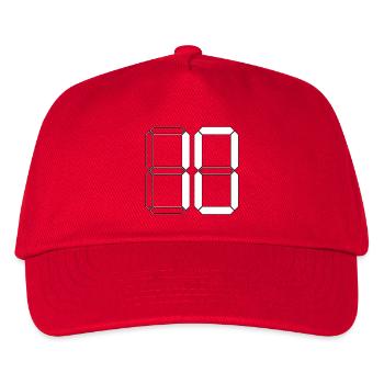 NUMÉRO 10 Dix Cadeau d’anniversaire numérique - Casquette de baseball Enfant - rouge - Devant