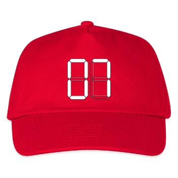 NUMMER 07 Null Sieben Geburtstag Geschenk Digital - Kids’ Baseball Cap - red - Front