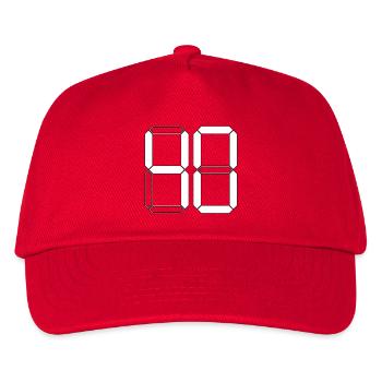 NUMMER 40 Vierzig Geburtstag Geschenk Digital - Kinder Basecap - Rot - Vorne