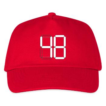 NUMBER 48 Forty-Eight Gift Digital - Kids’ Baseball Cap - red - Front