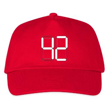 NUMBER 42 Forty-Two Gift Digital - Kids’ Baseball Cap - red - Front