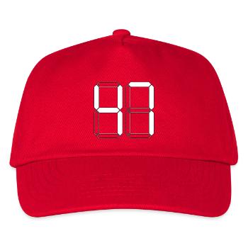 NUMBER 47 Forty-Seven Gift Digital - Kids’ Baseball Cap - red - Front