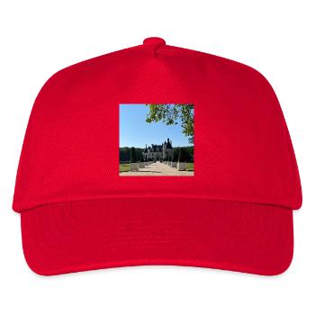 Château de Chenonceau - Casquette de baseball Enfant - rouge - Devant