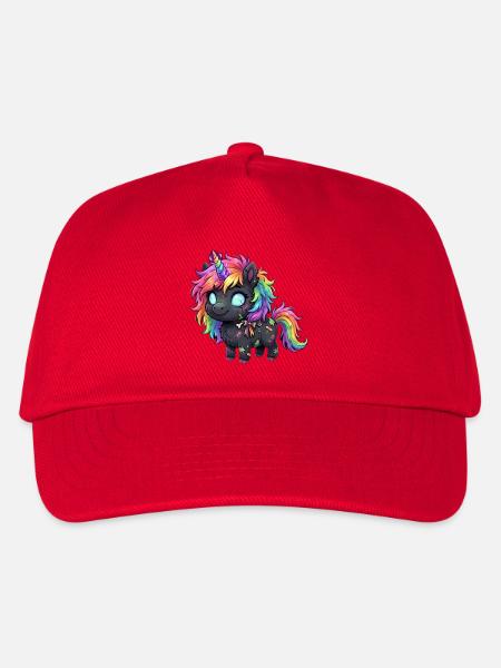 Süße Chibi-Zombie-Einhörner - Kinder Basecap - Rot