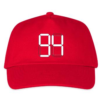 NUMBER 94 Ninety-Four Gift Digital - Kids’ Baseball Cap - red - Front