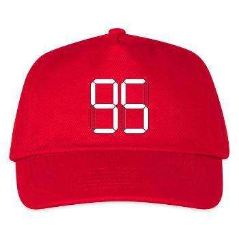 NUMBER 95 Ninety-Five Gift Digital - Kids’ Baseball Cap - red - Front