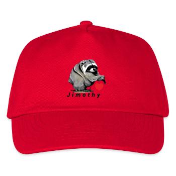 Jimothy Meerkat Heart Design - Kids’ Baseball Cap - red - Front