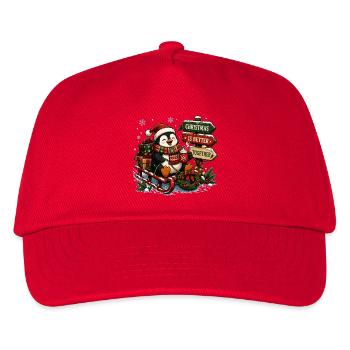 Christmas Penguin - Kids’ Baseball Cap - red - Front