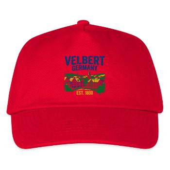 Velbert Germany Skyline Vintage Est 1800 - Kids’ Baseball Cap - red - Front
