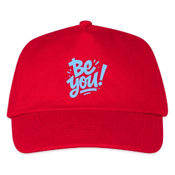 be you - Kids’ Baseball Cap - red - Front