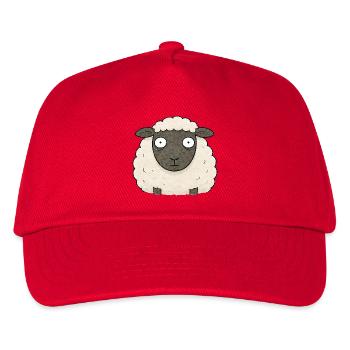 TINY ACTIVISTS | Sheep - Kids’ Baseball Cap - red - Front