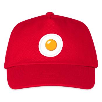 Eikostüm Halloween lustiges Frühstückskostüm - Kinder Basecap - Rot - Vorne