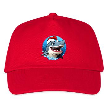 Haie Weihnachten - Kinder Basecap - Rot - Vorne