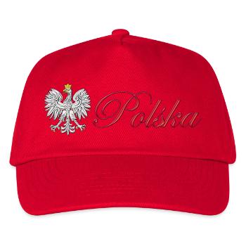 Polska - Polen - Kinder Basecap - Rot - Vorne