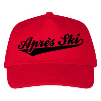 Après Ski - Kinder Basecap - Rot - Vorne