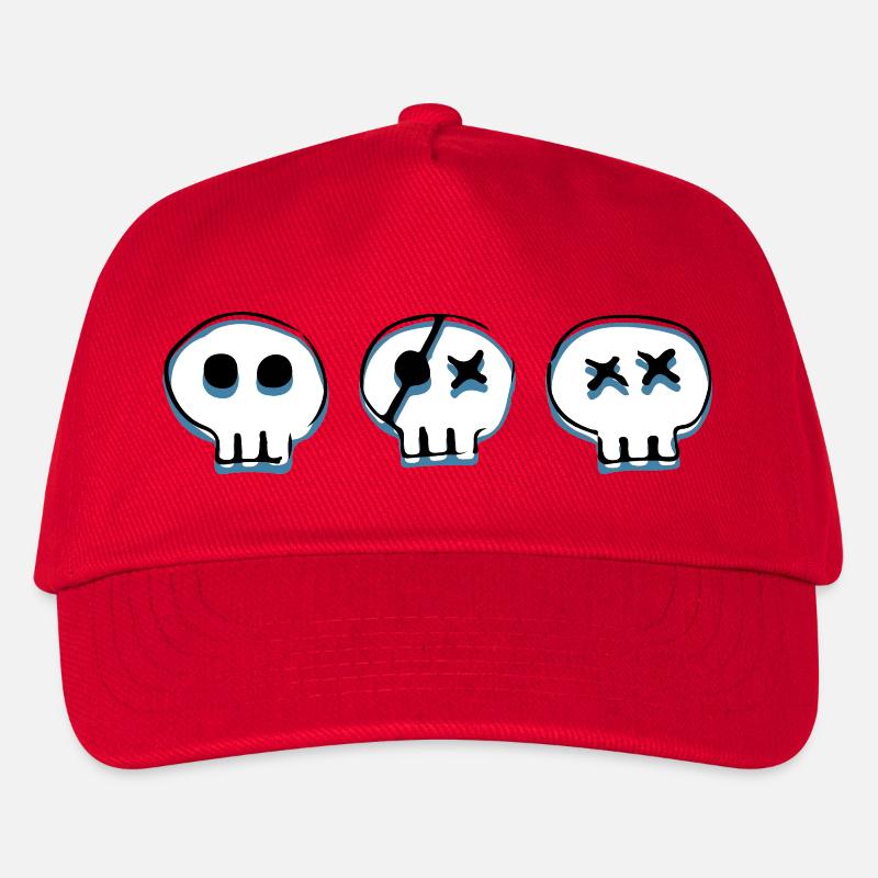 Os Crânes - Casquette de baseball Enfant - rouge