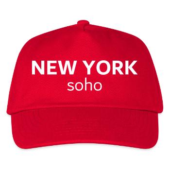 New York - Soho - USA - Amerika - NYC - Kinder Basecap - Rot - Vorne
