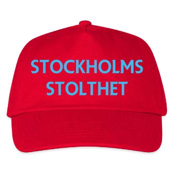 Stockholmer Stolz - Kinder Basecap - Rot - Vorne