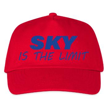 SKY IS THE LIMIT - Kinder Basecap - Rot - Vorne
