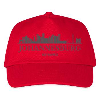 Johannesburg, Südafrika, Johannesburg Skyline - Kinder Basecap - Rot - Vorne