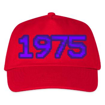 Nerd 1975 - Casquette de baseball Enfant - rouge - Devant