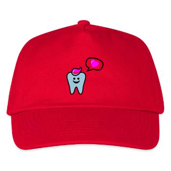 zahn punk zahnarzt dentist - Kids’ Baseball Cap - red - Front